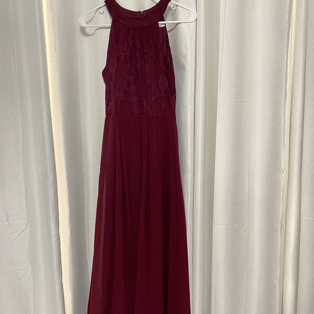 long red formal dress